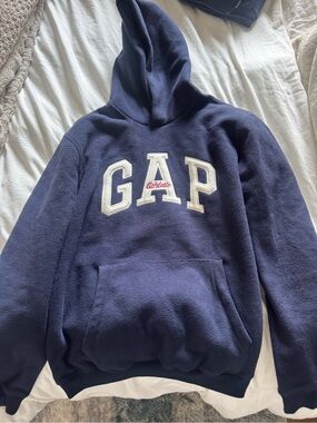 GAP Navy Fleece with White Lettering (barely worn)